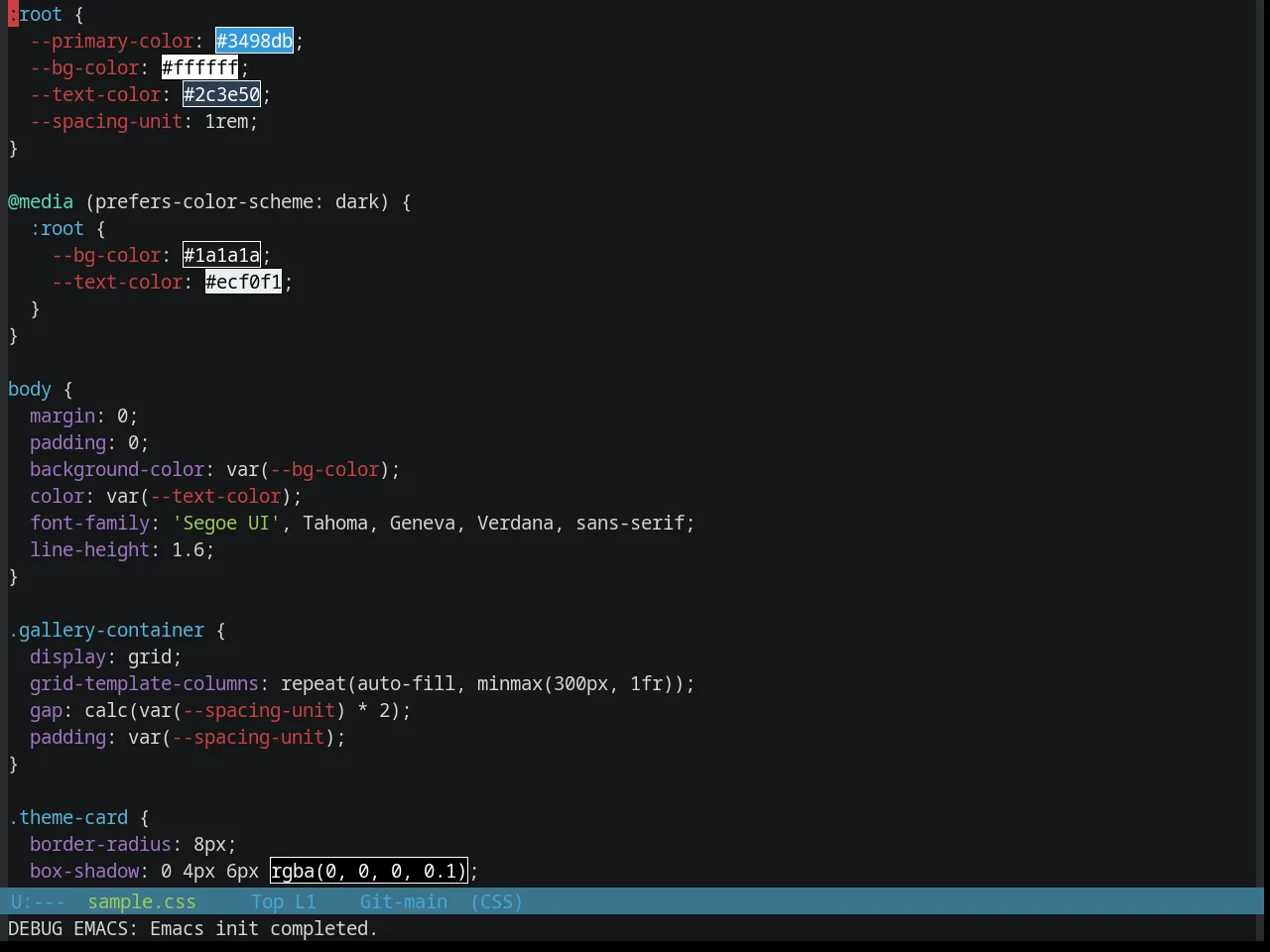 Base16 Seti Theme in css-mode