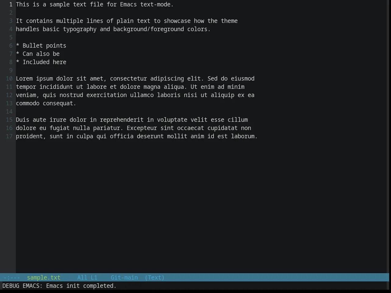 Base16 Seti Theme in text-mode