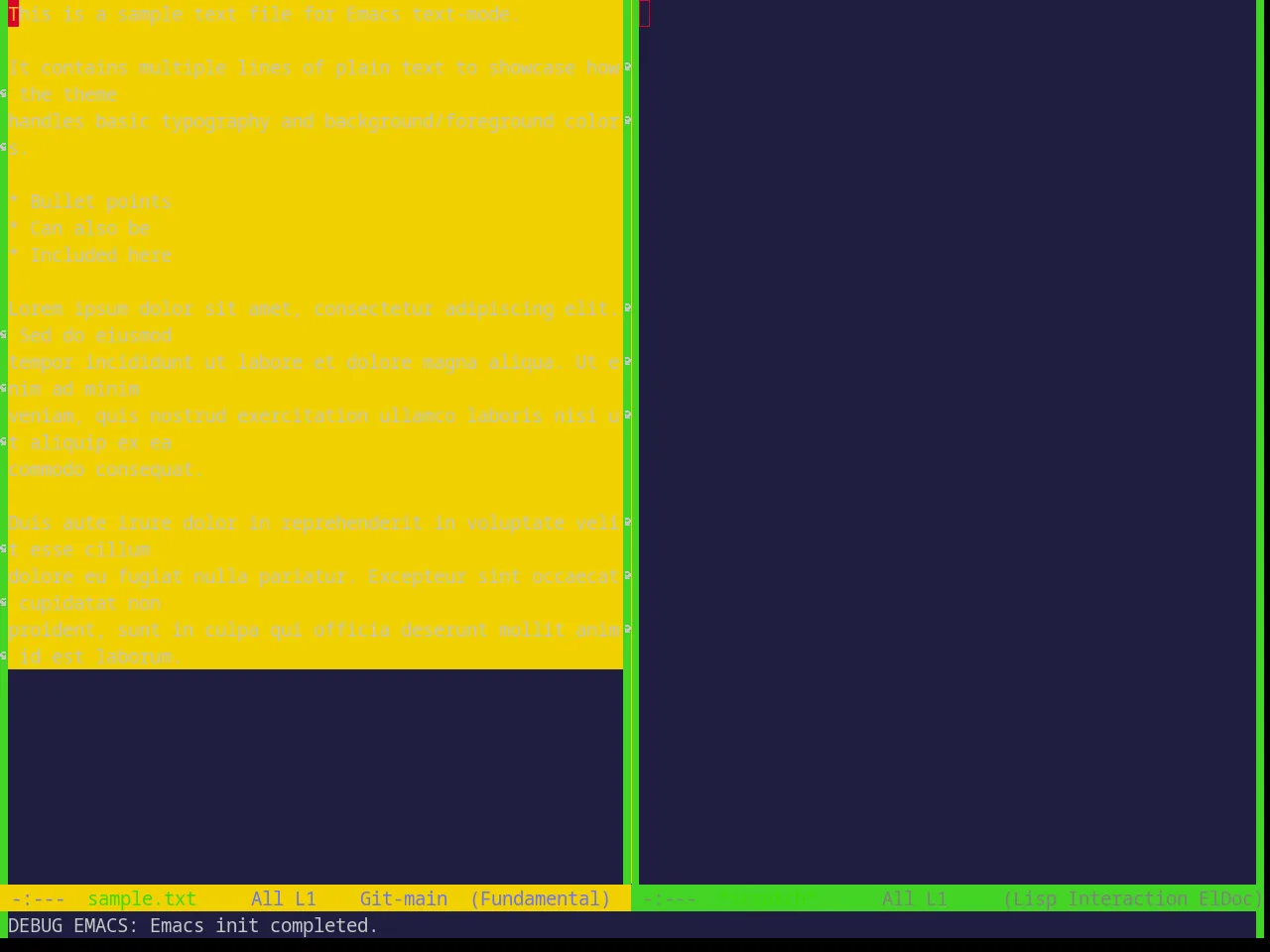 Base16 Shades Of Purple Theme in fundamental-mode