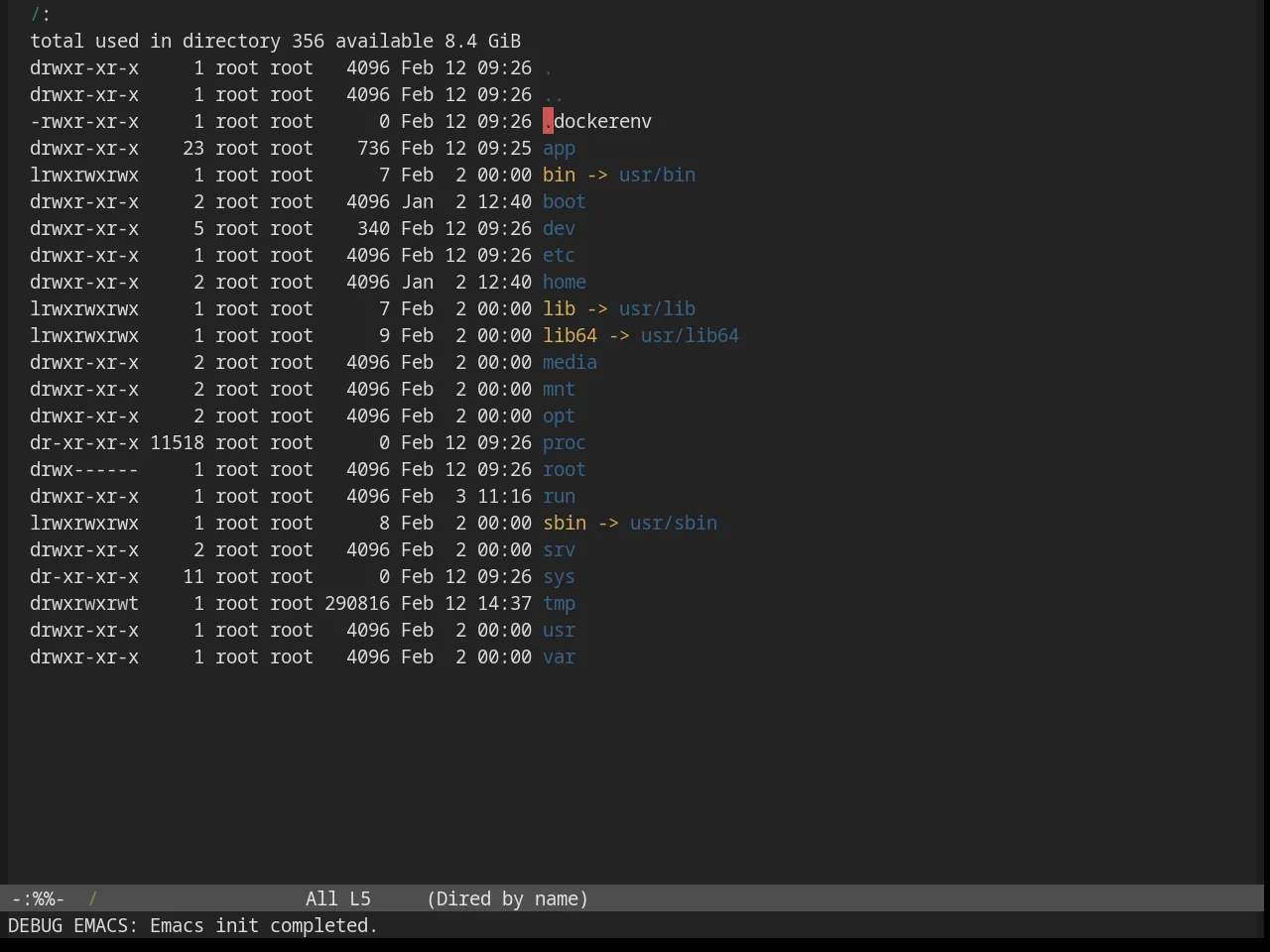 Base16 Shadesmear Dark Theme in dired