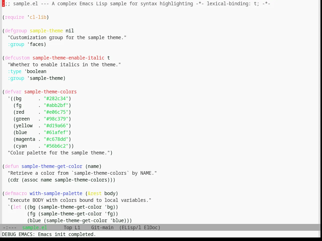 Base16 Shapeshifter Theme in emacs-lisp-mode
