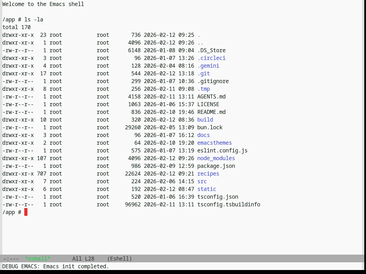 Base16 Shapeshifter Theme in eshell