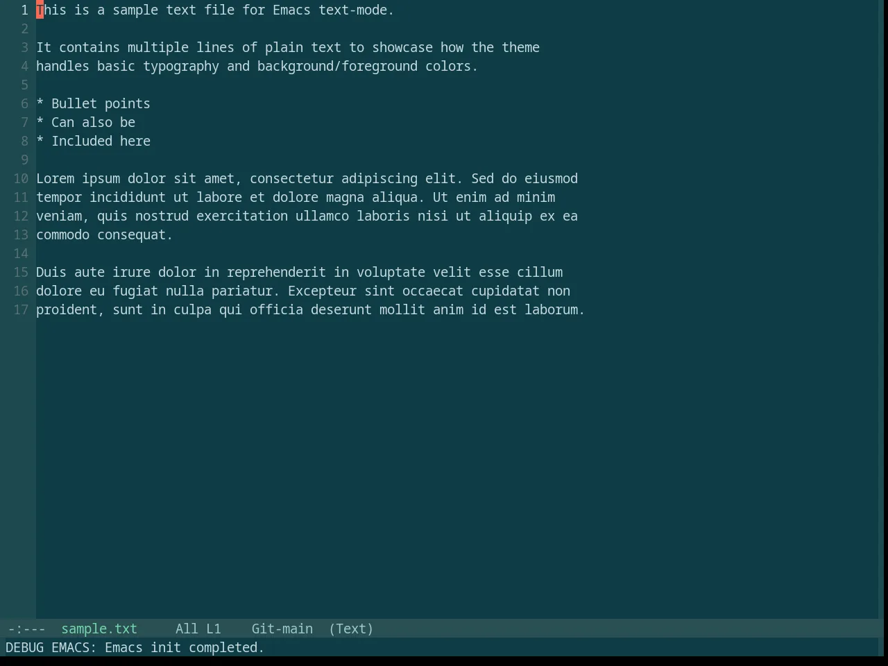 Base16 Silk Dark Theme in text-mode