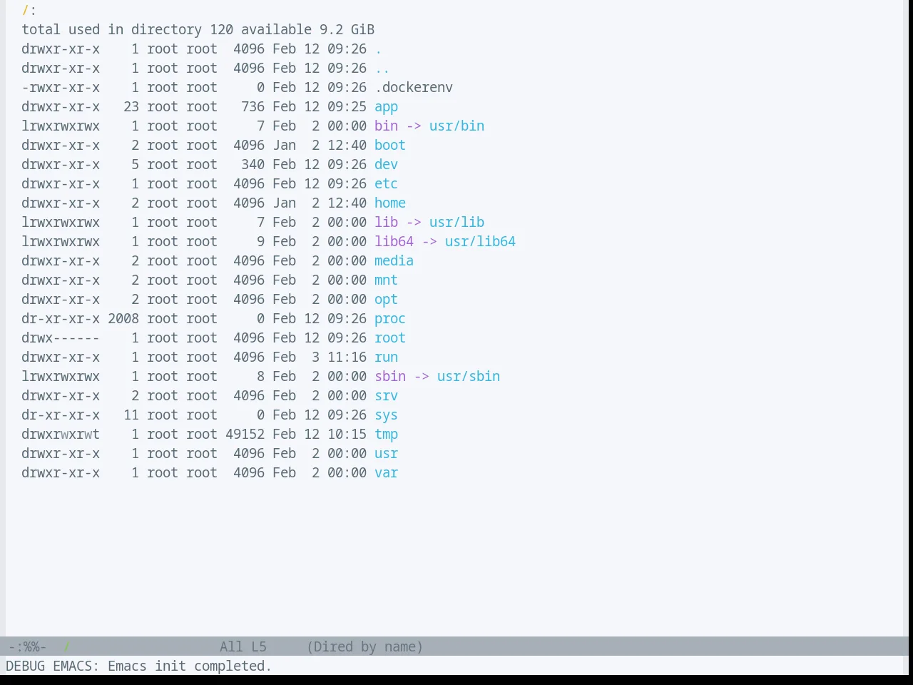 Base16 Solarflare Light Theme in dired