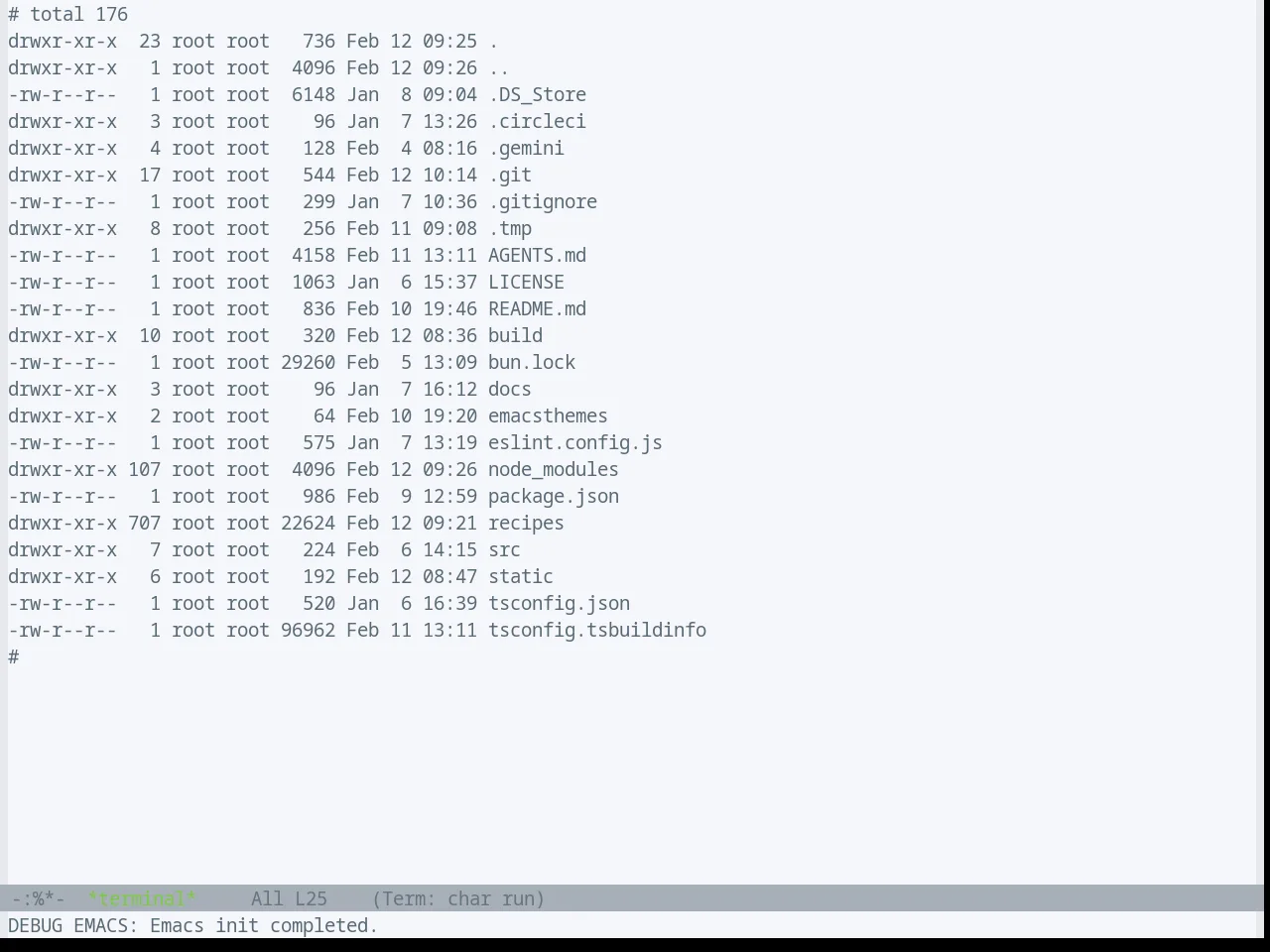 Base16 Solarflare Light Theme in term