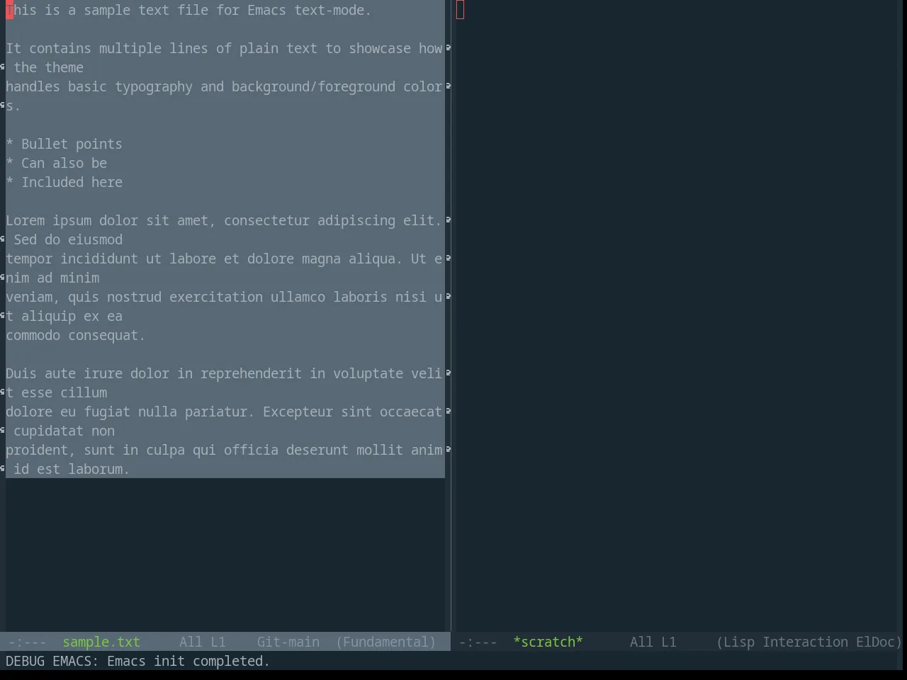 Base16 Solarflare Theme in fundamental-mode