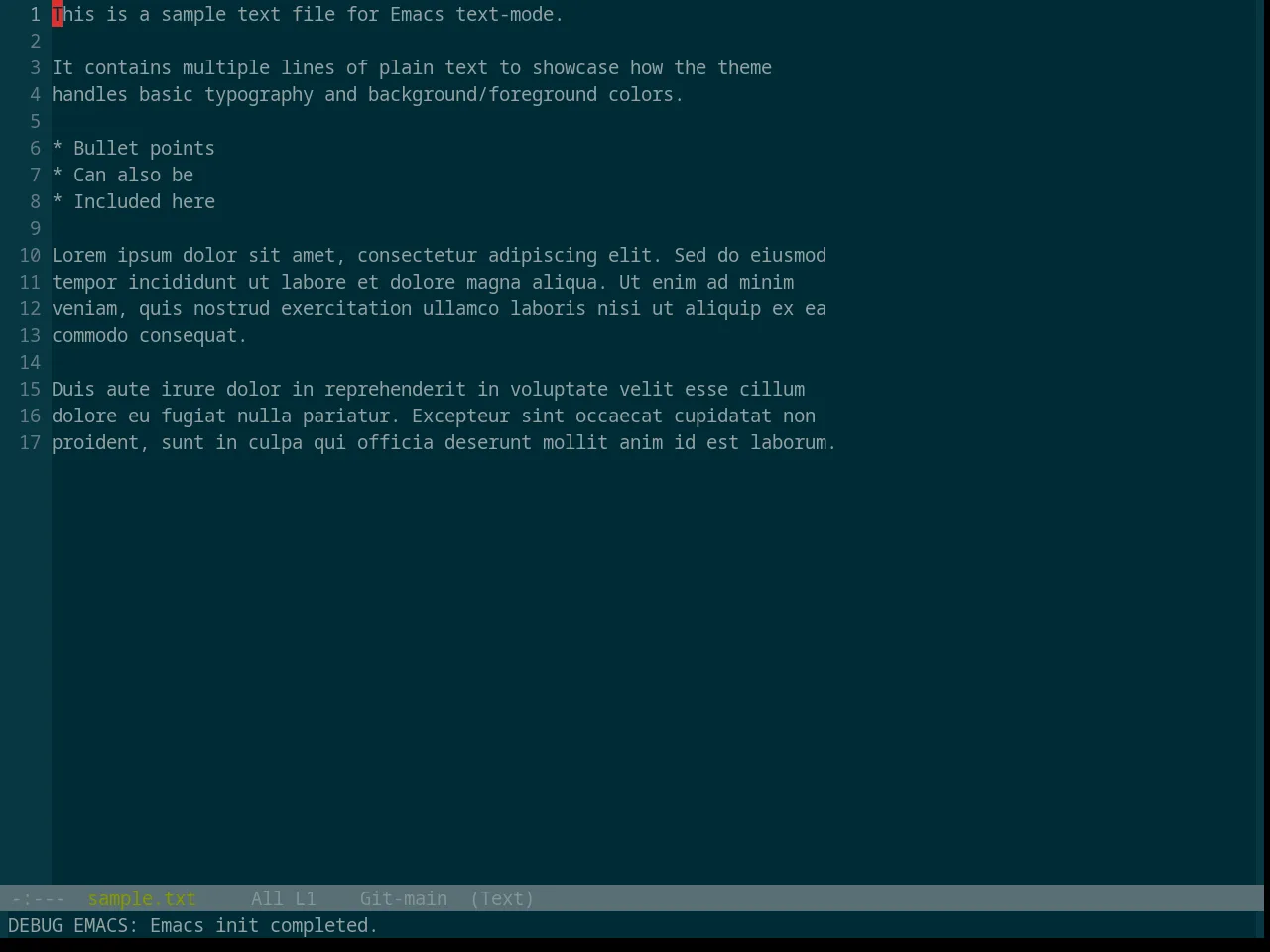 Base16 Solarized Dark Theme in text-mode