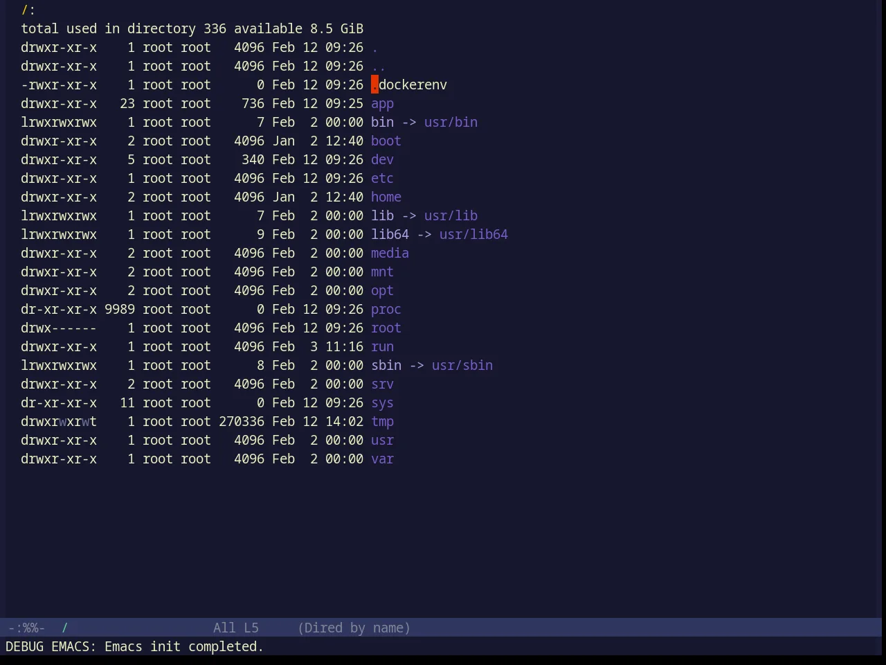 Base16 Spaceduck Theme in dired