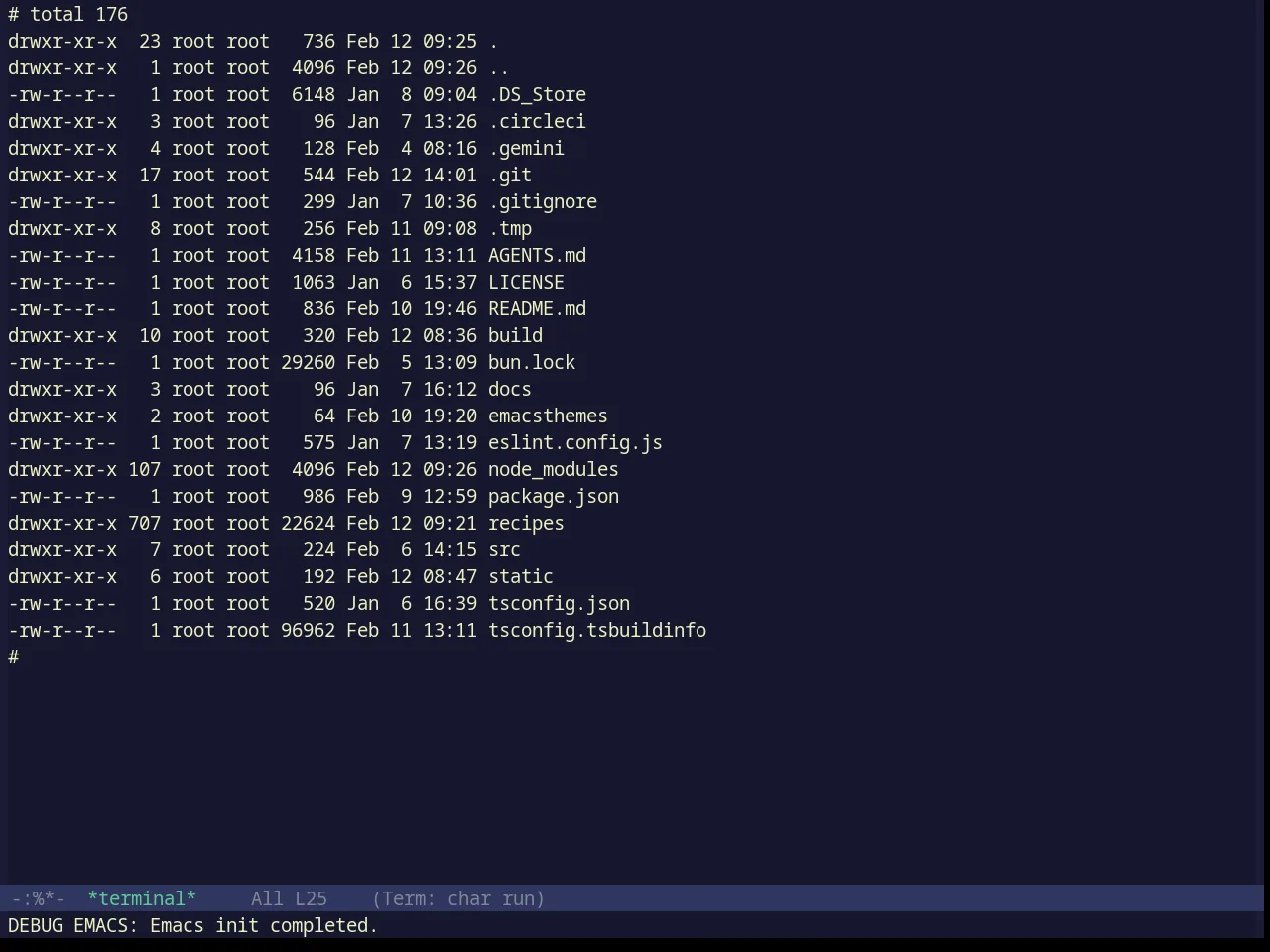 Base16 Spaceduck Theme in term