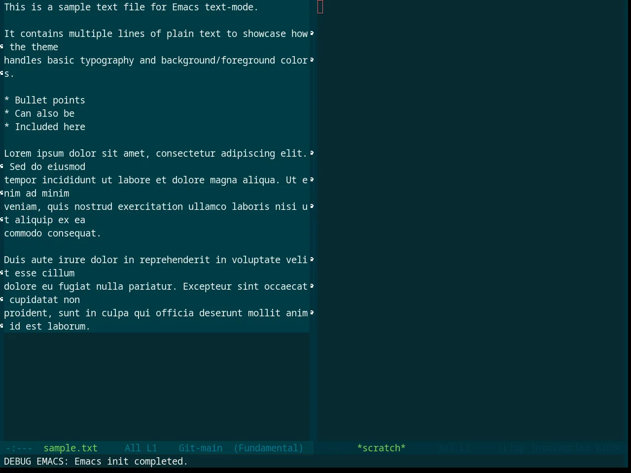 Base16 Sparky Theme in fundamental-mode