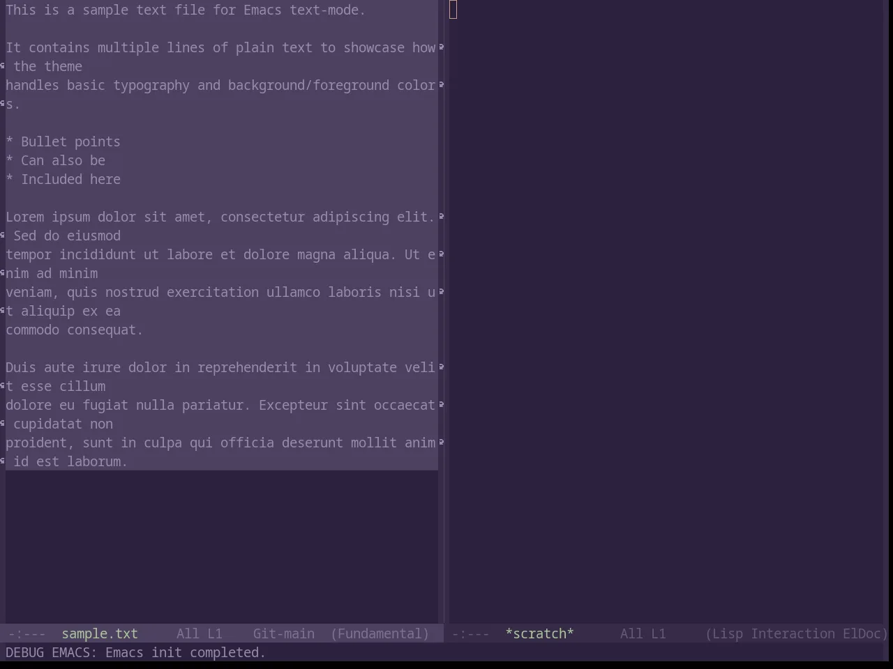 Base16 Stella Theme in fundamental-mode