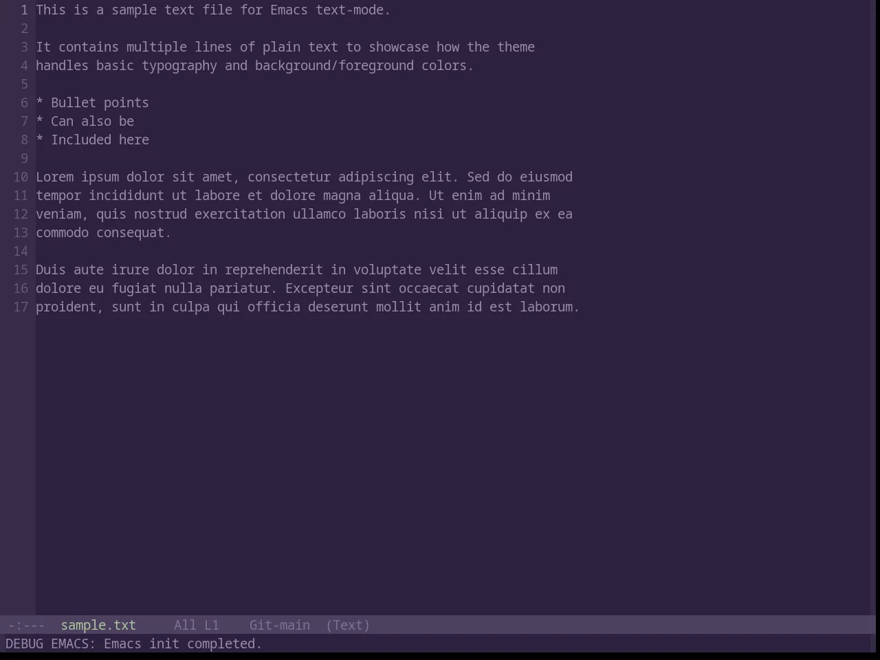 Base16 Stella Theme in text-mode