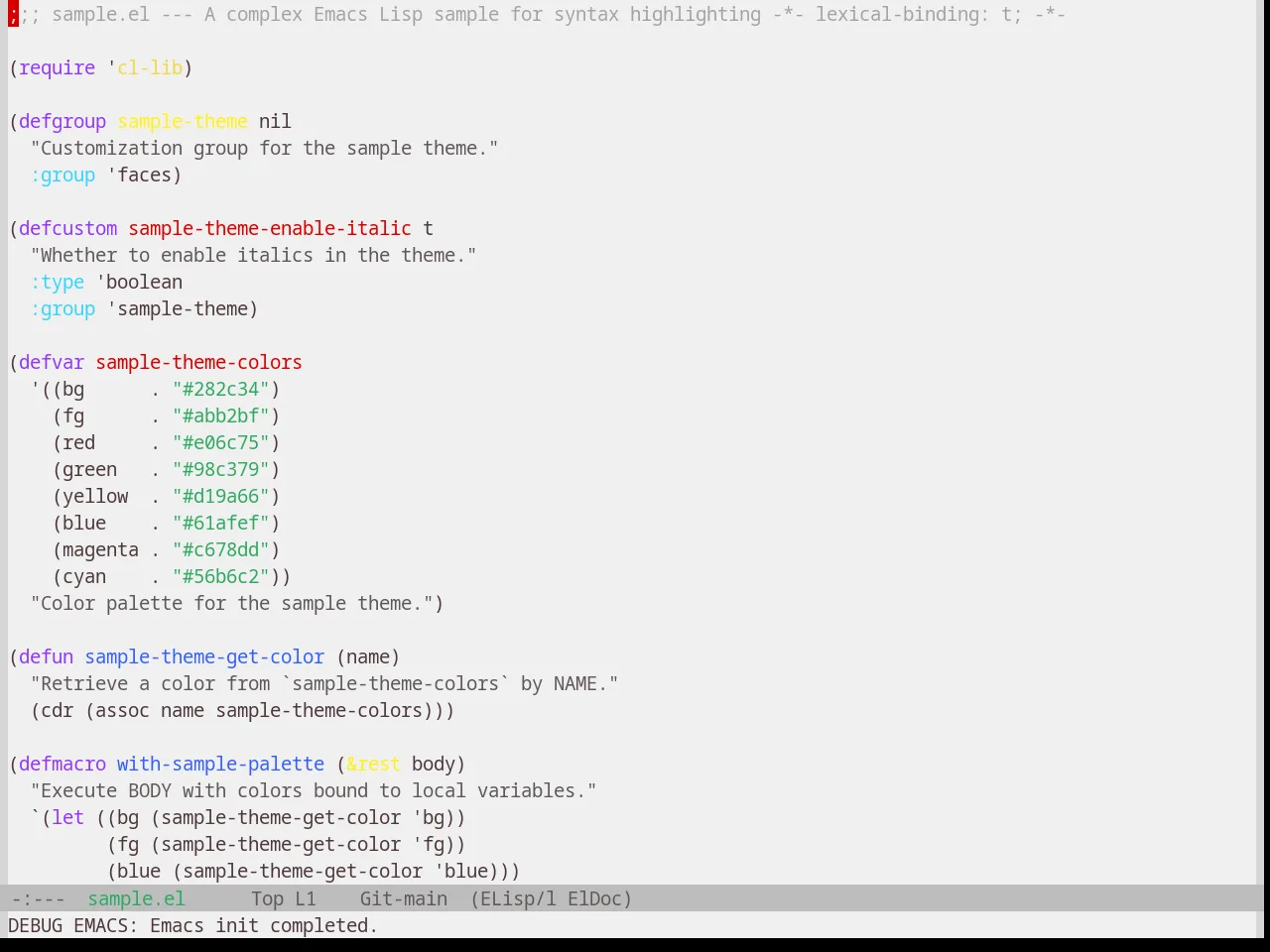 Base16 Still Alive Theme in emacs-lisp-mode