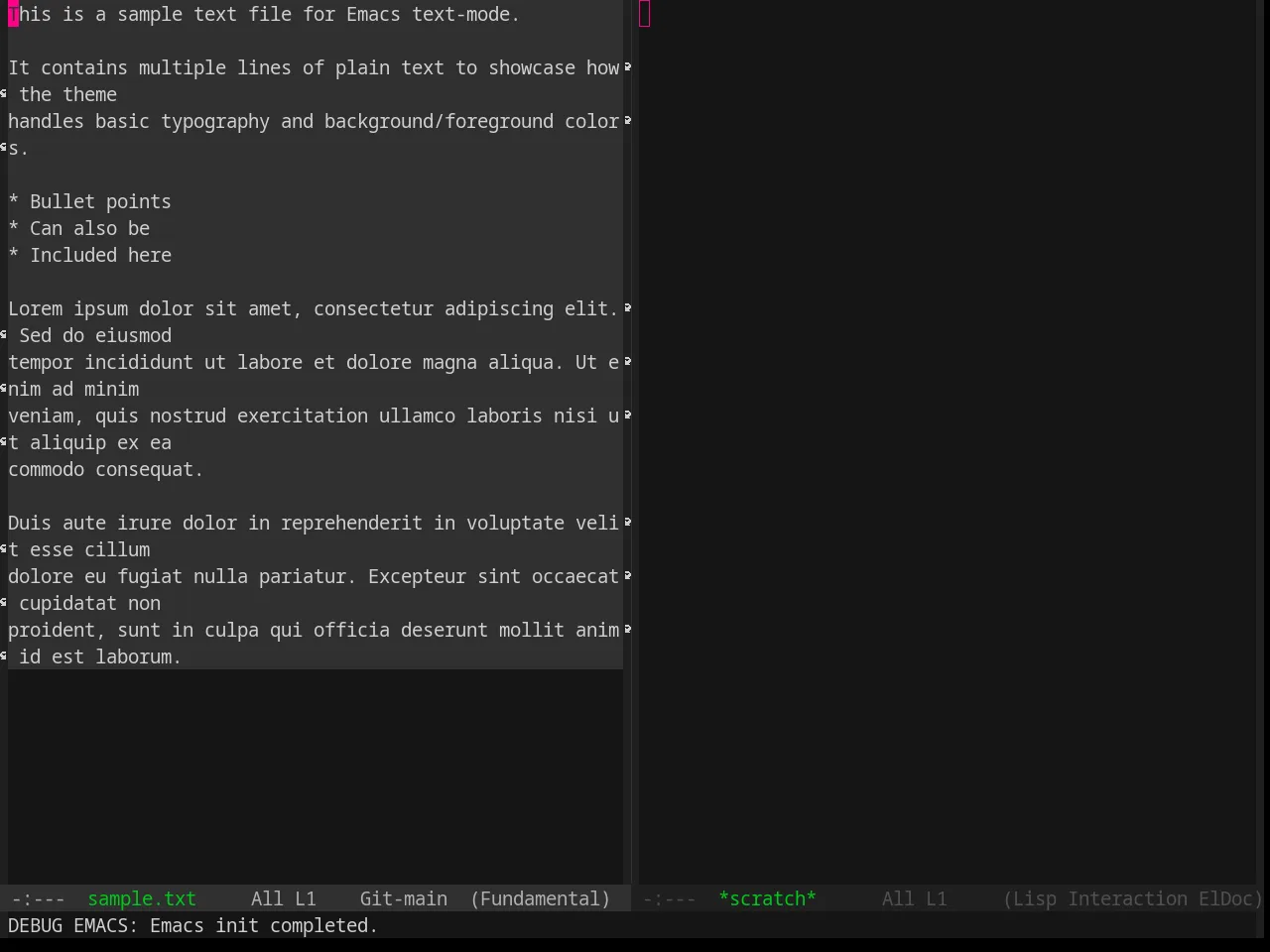Base16 Summerfruit Dark Theme in fundamental-mode