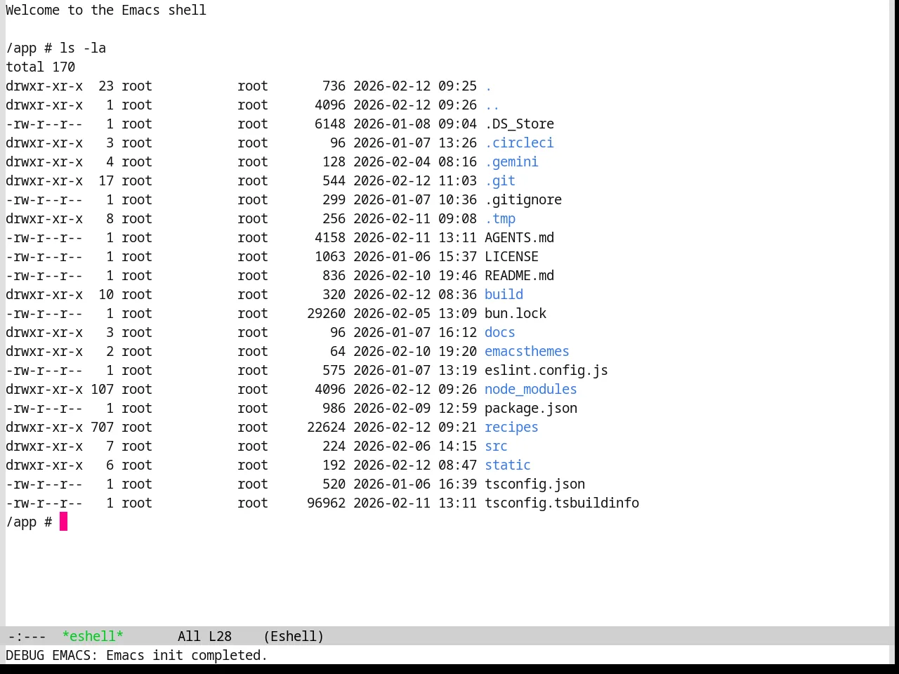 Base16 Summerfruit Light Theme in eshell