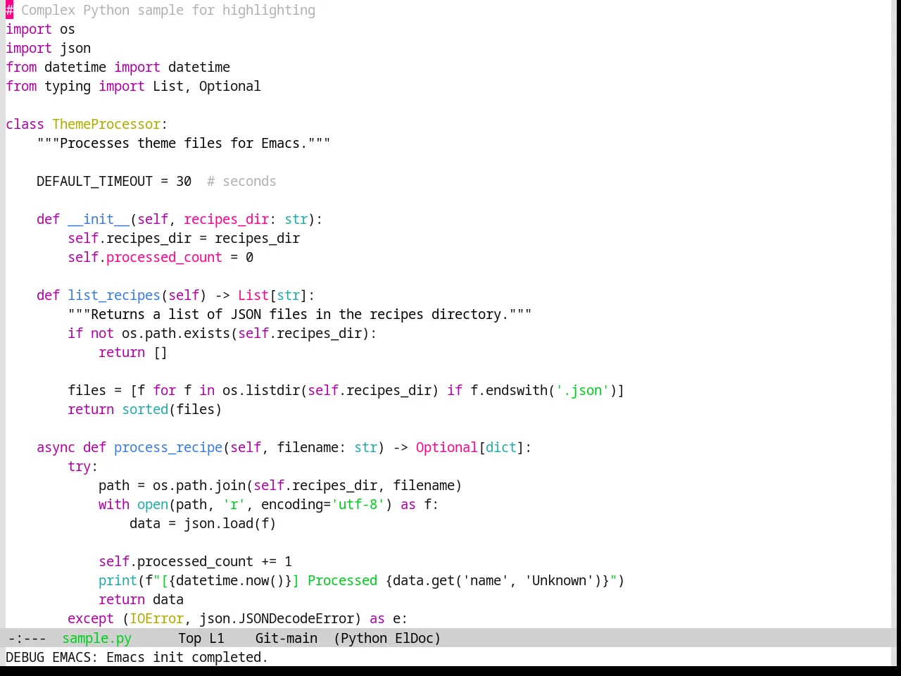 Base16 Summerfruit Light Theme in python-mode