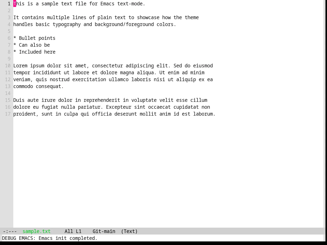 Base16 Summerfruit Light Theme in text-mode