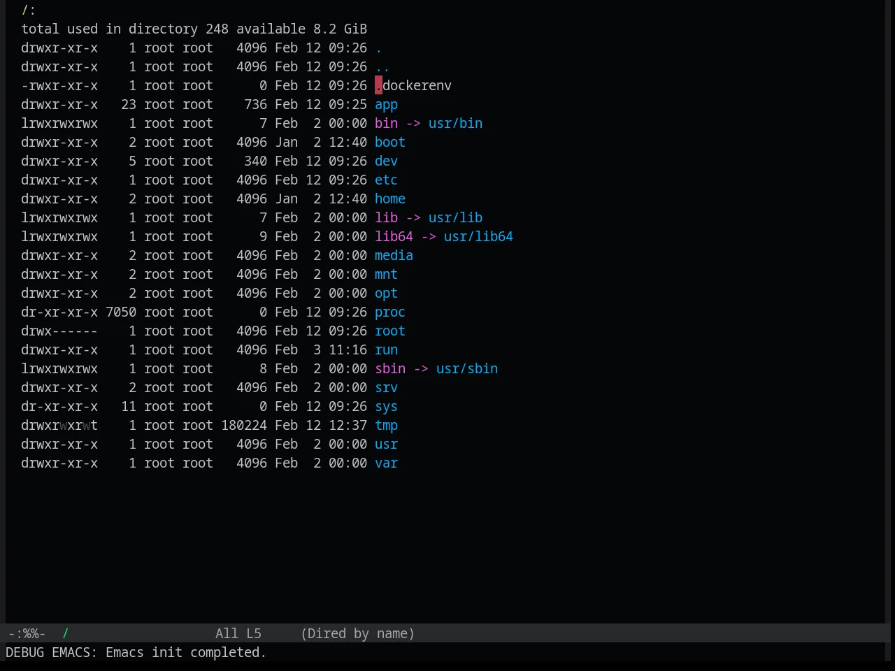 Base16 Synth Midnight Dark Theme in dired