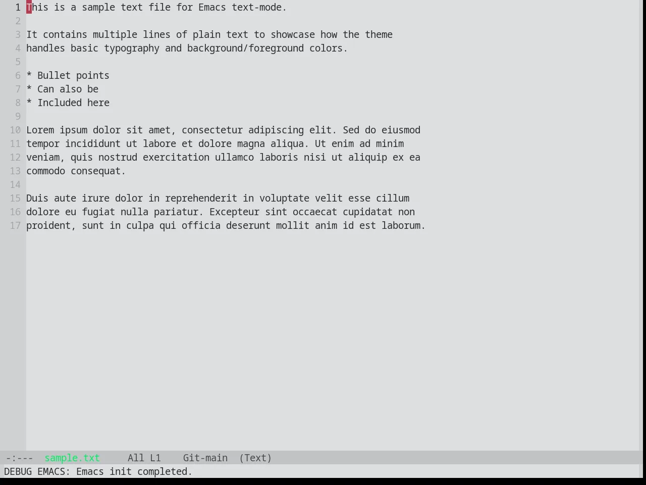 Base16 Synth Midnight Light Theme in text-mode