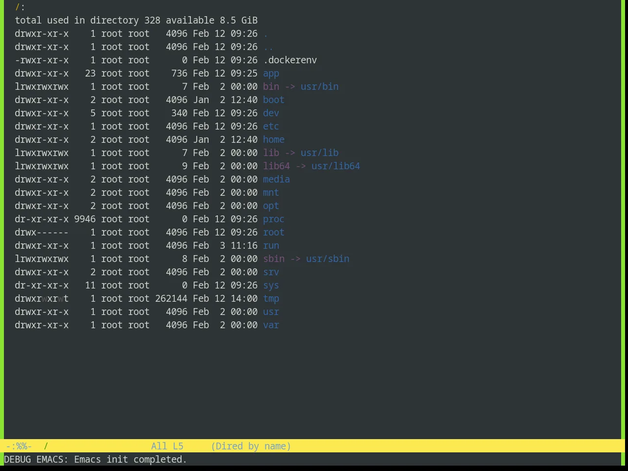 Base16 Tango Theme in dired