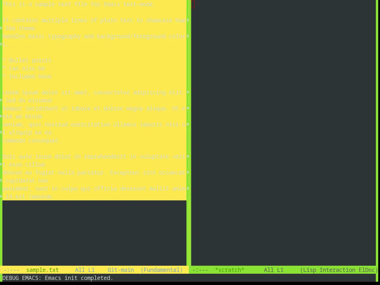 Base16 Tango Theme in fundamental-mode