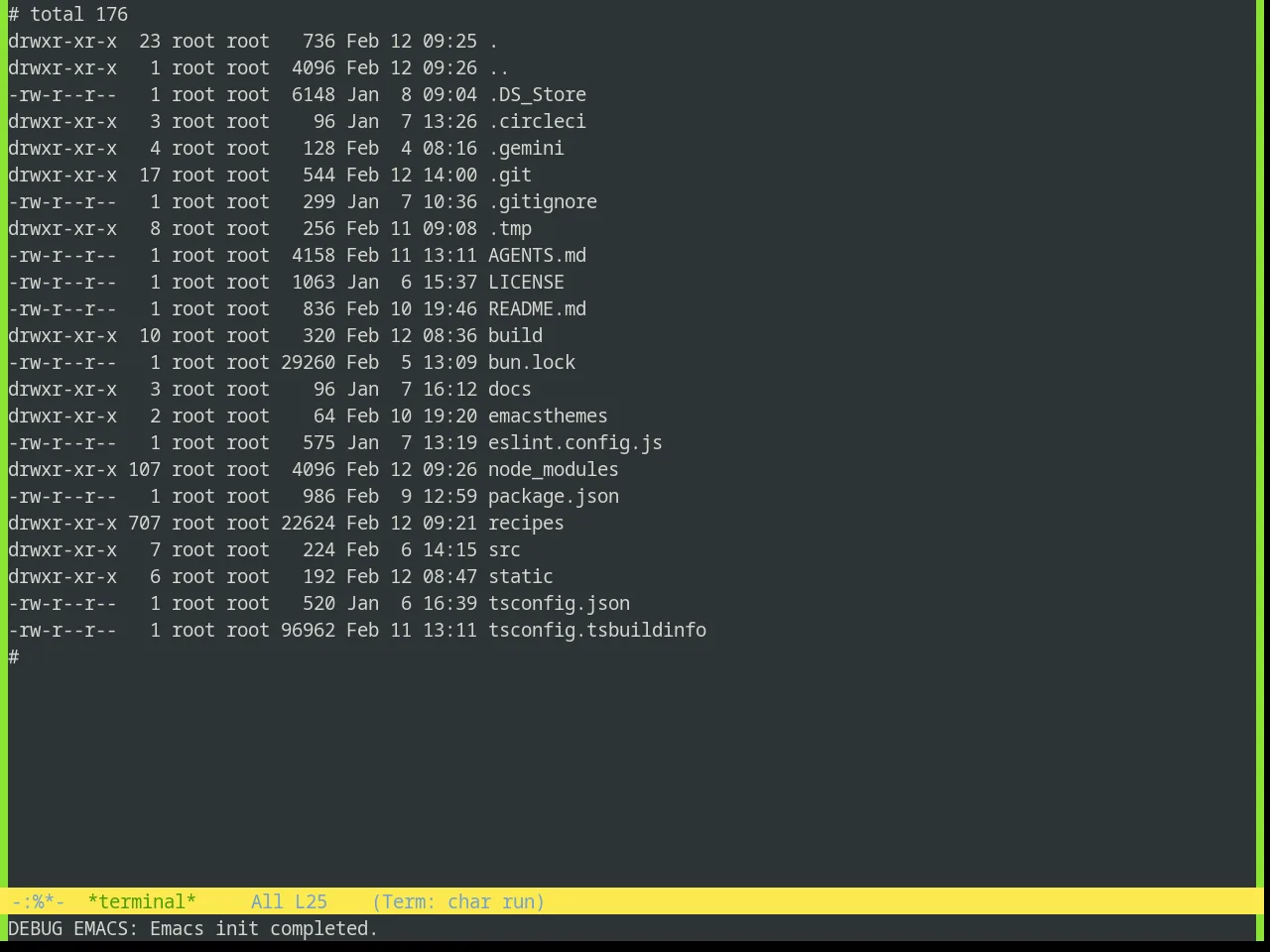 Base16 Tango Theme in term