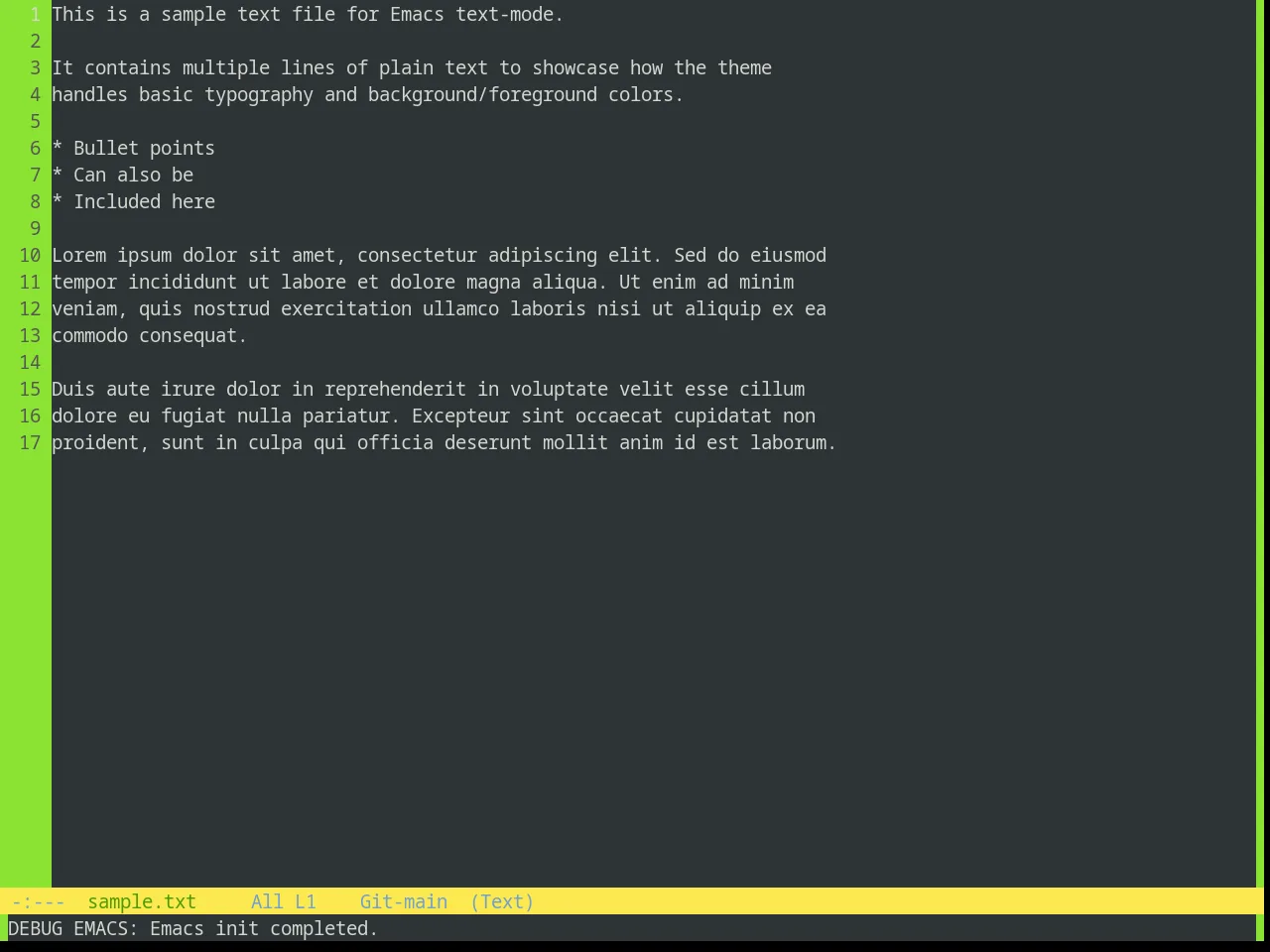 Base16 Tango Theme in text-mode