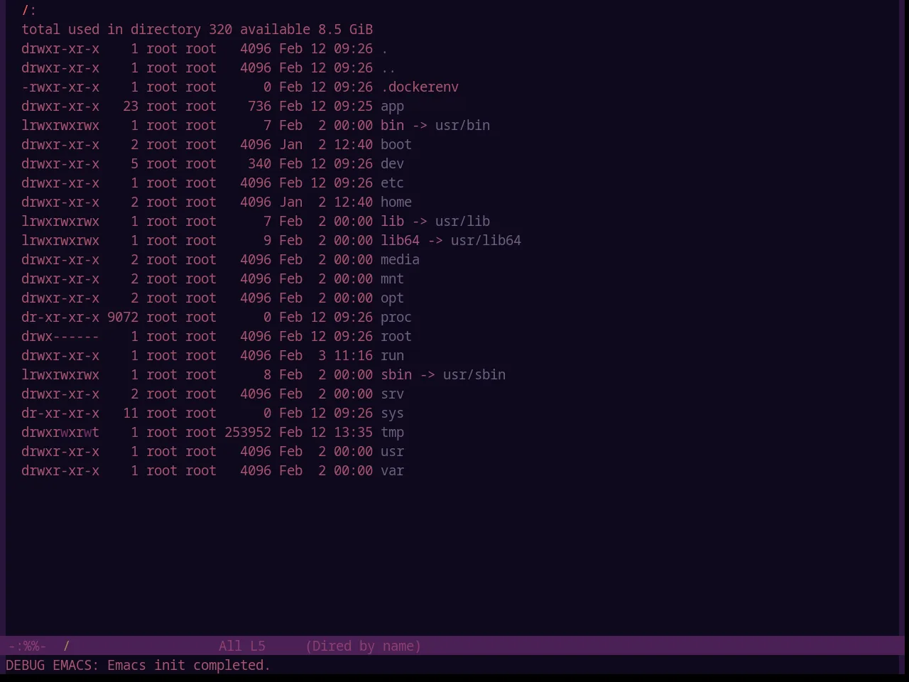 Base16 Tarot Theme in dired