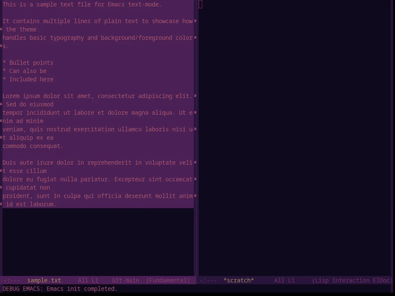 Base16 Tarot Theme in fundamental-mode