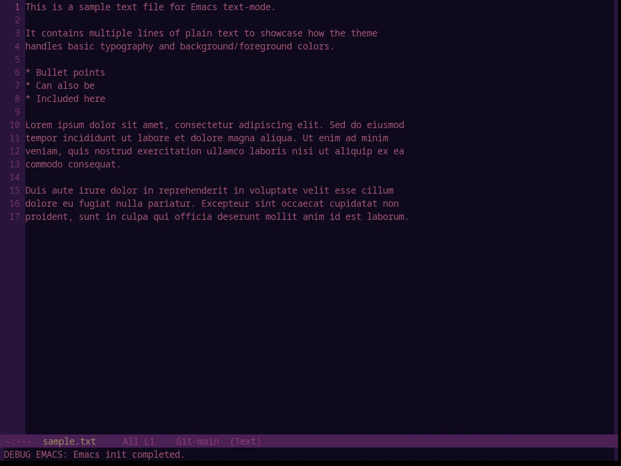 Base16 Tarot Theme in text-mode