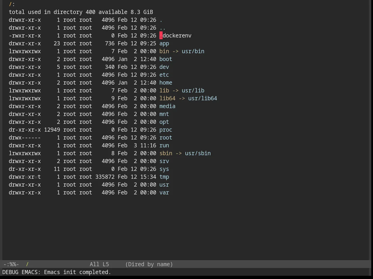 Base16 Tender Theme in dired