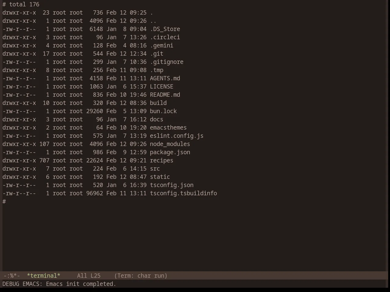 Base16 Terracotta Dark Theme in term