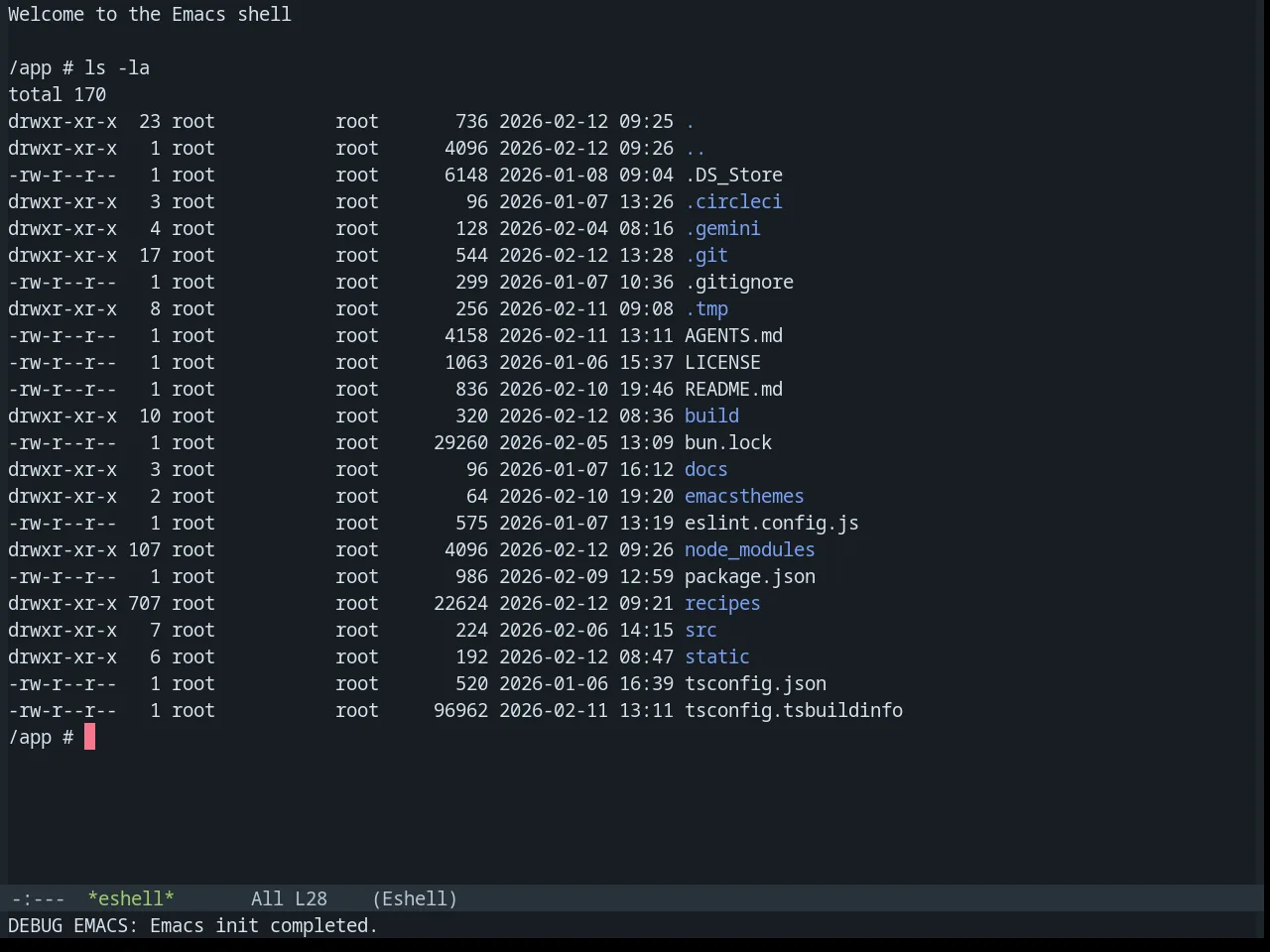 Base16 Tokyo City Dark Theme in eshell