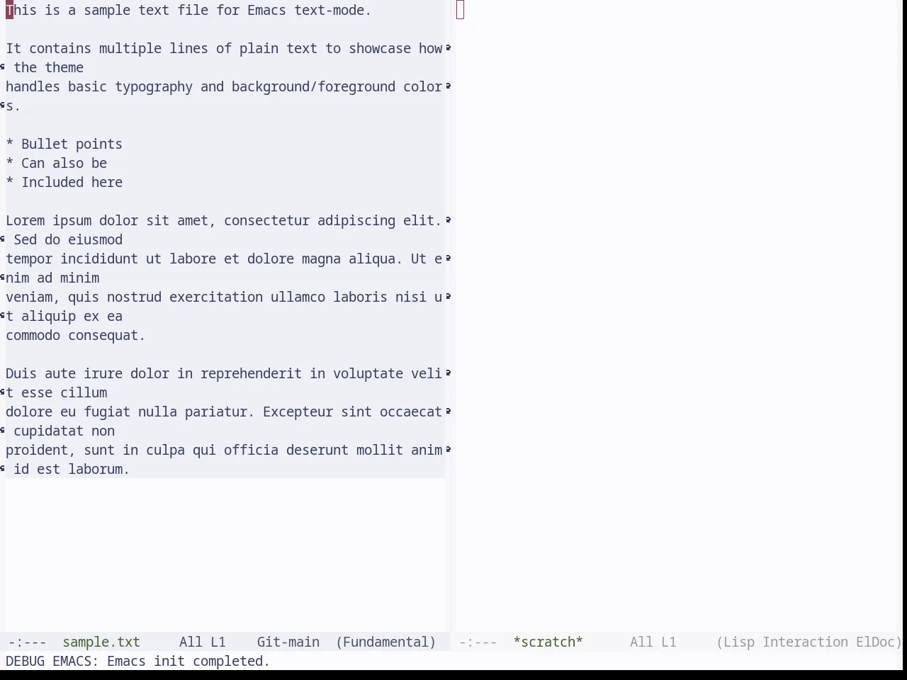 Base16 Tokyo City Light Theme in fundamental-mode