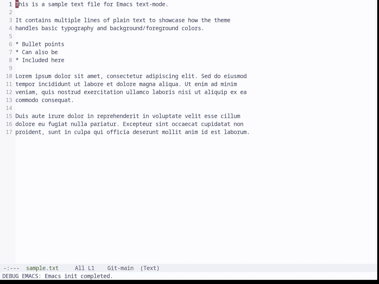 Base16 Tokyo City Light Theme in text-mode