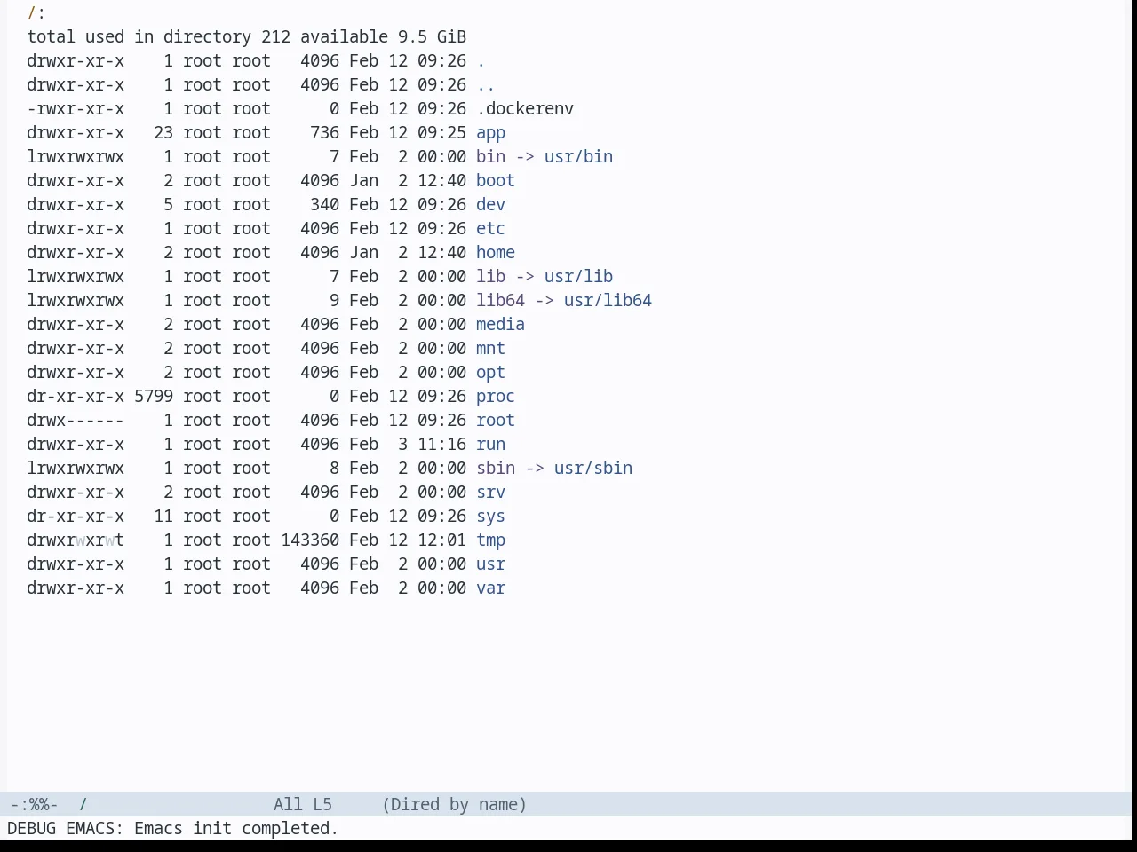 Base16 Tokyo City Terminal Light Theme in dired