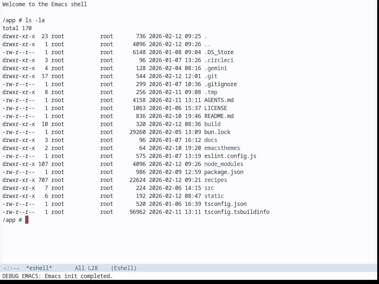 Base16 Tokyo City Terminal Light Theme in eshell