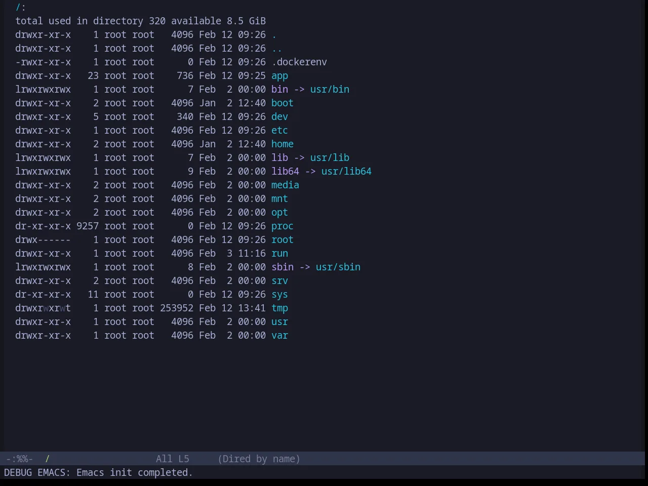Base16 Tokyo Night Dark Theme in dired