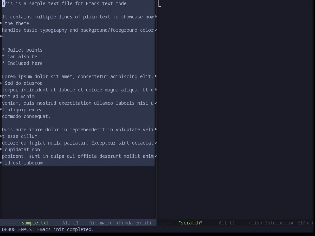 Base16 Tokyo Night Dark Theme in fundamental-mode