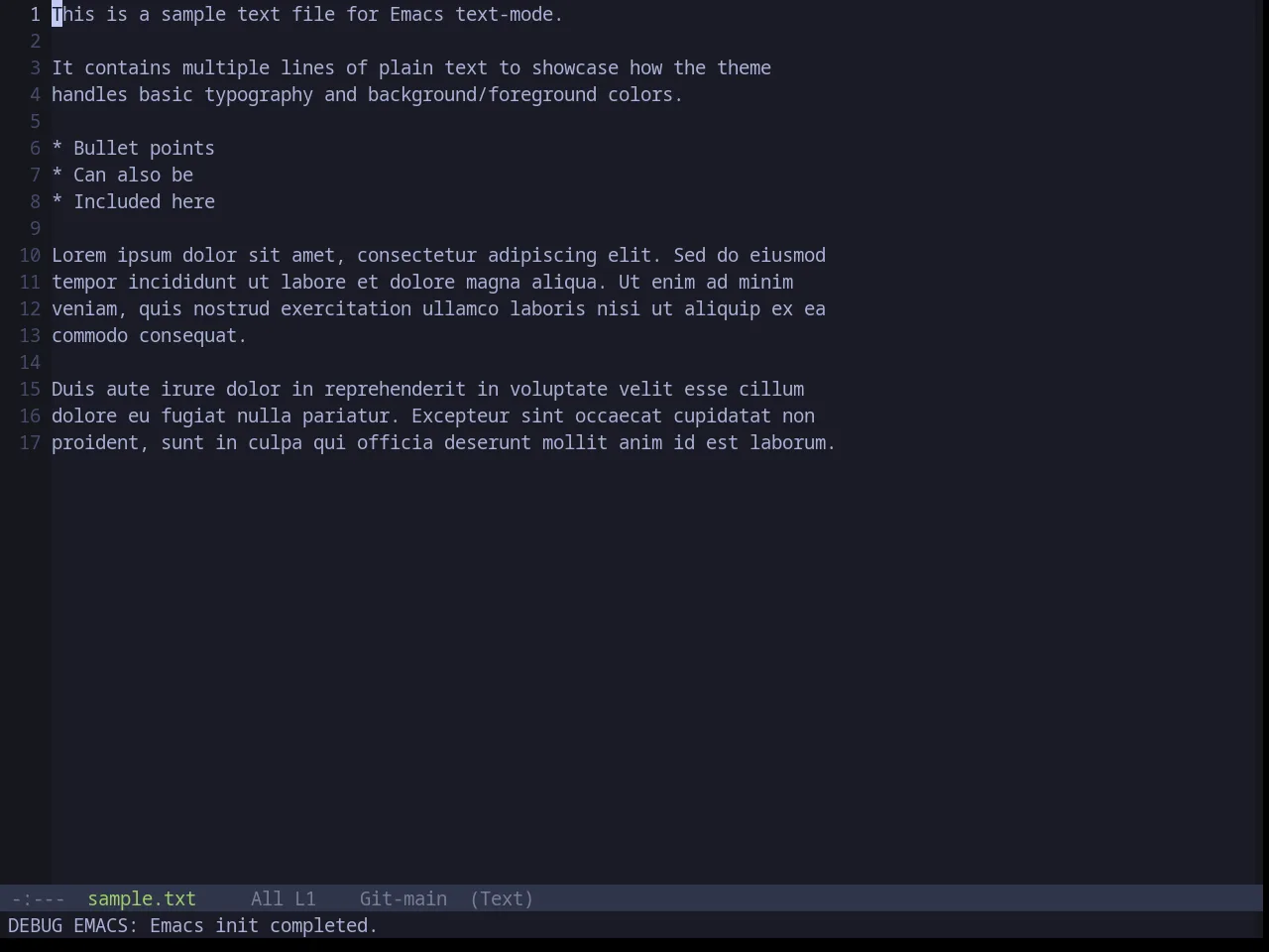 Base16 Tokyo Night Dark Theme in text-mode