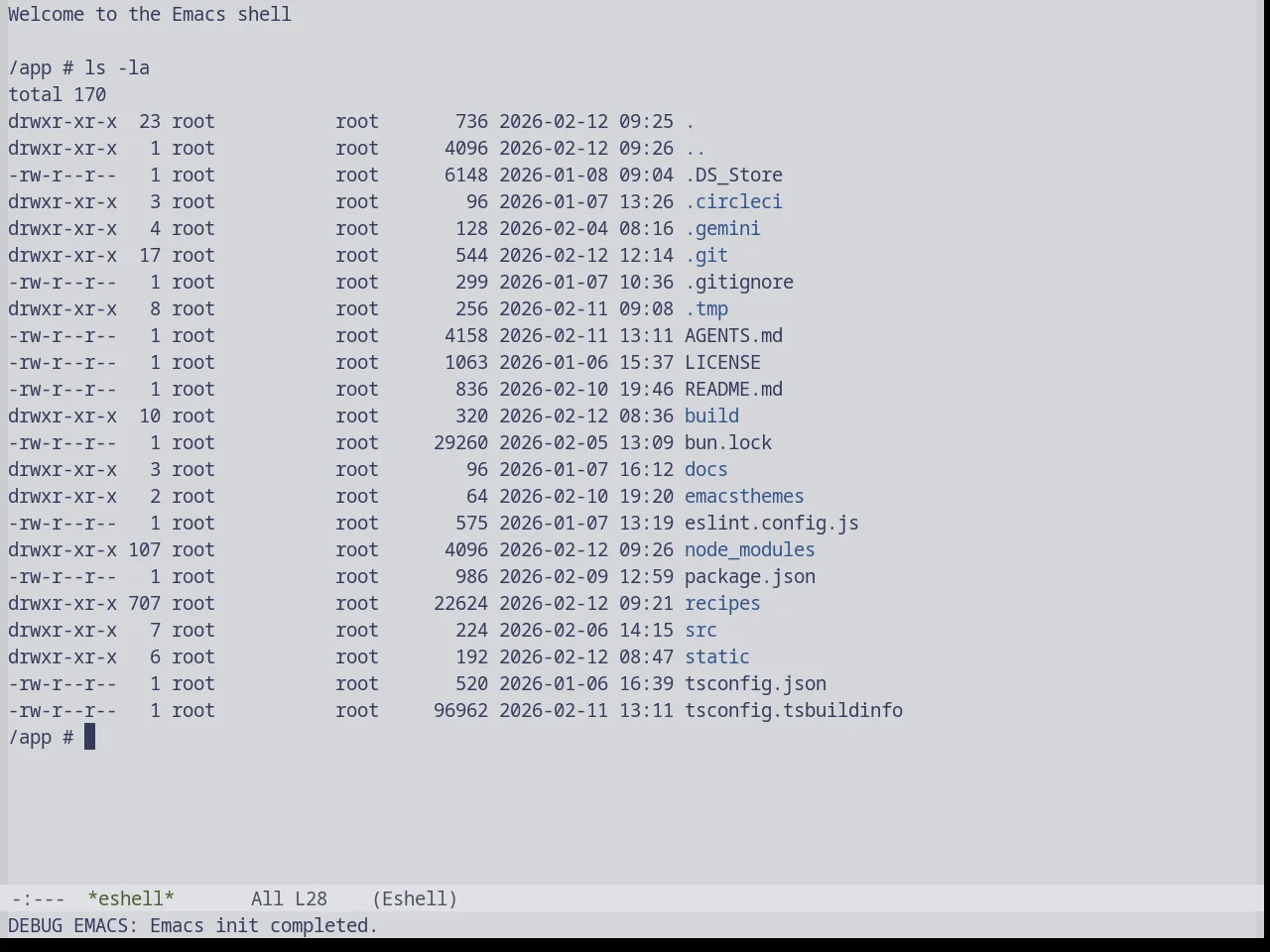 Base16 Tokyo Night Light Theme in eshell