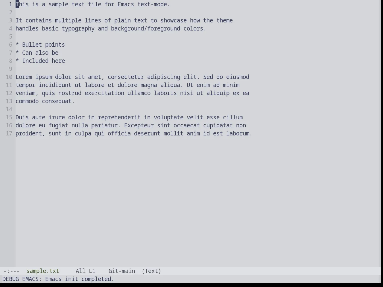 Base16 Tokyo Night Light Theme in text-mode