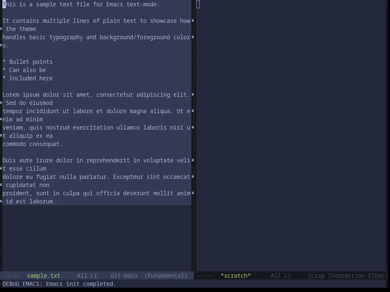 Base16 Tokyo Night Storm Theme in fundamental-mode