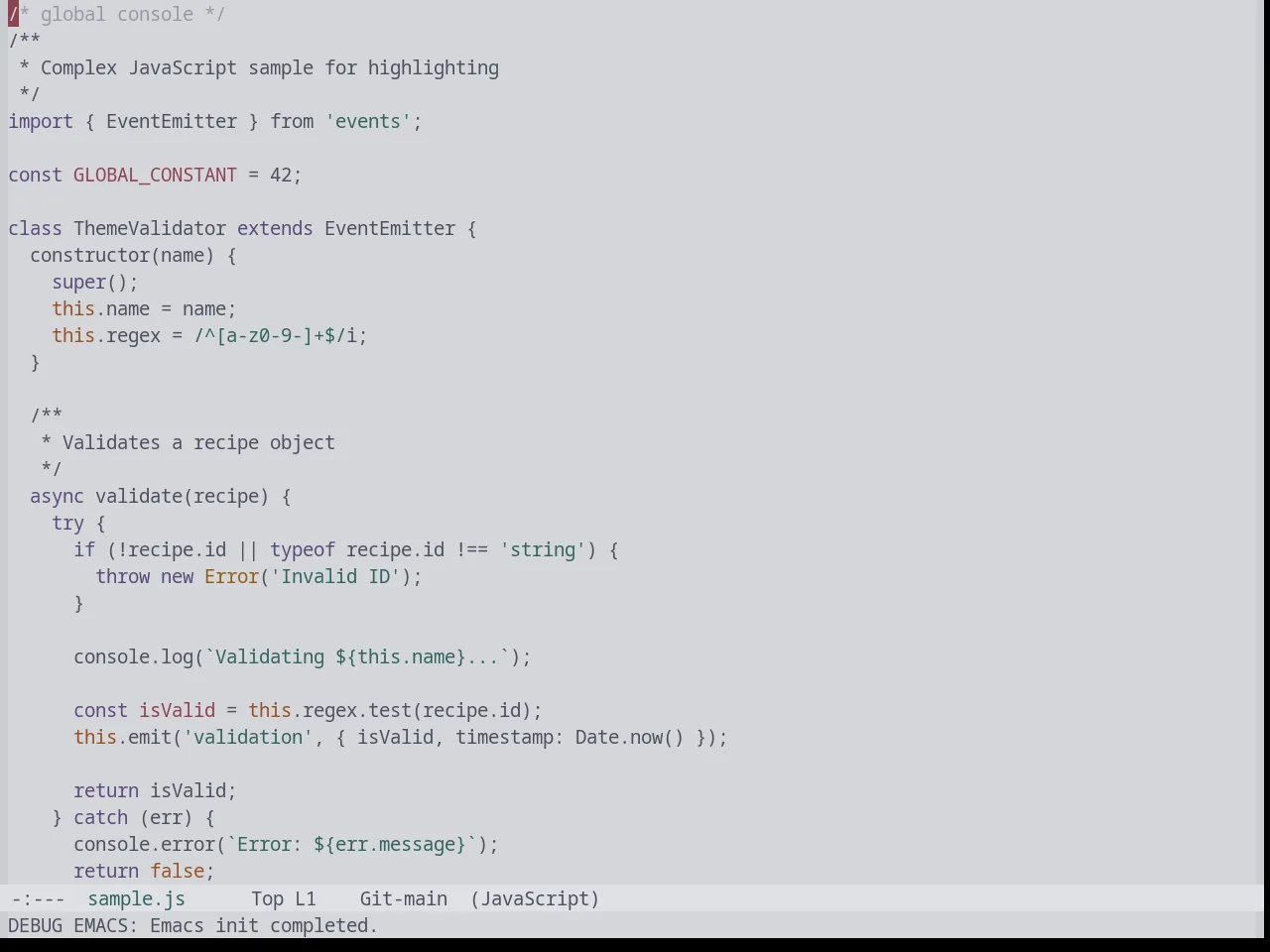 Base16 Tokyo Night Terminal Light Theme in javascript-mode