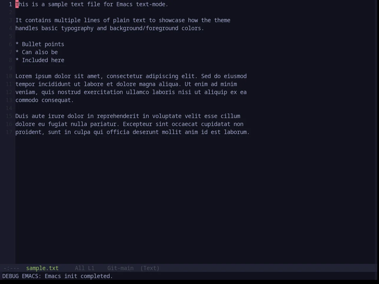 Base16 Tokyodark Terminal Theme in text-mode