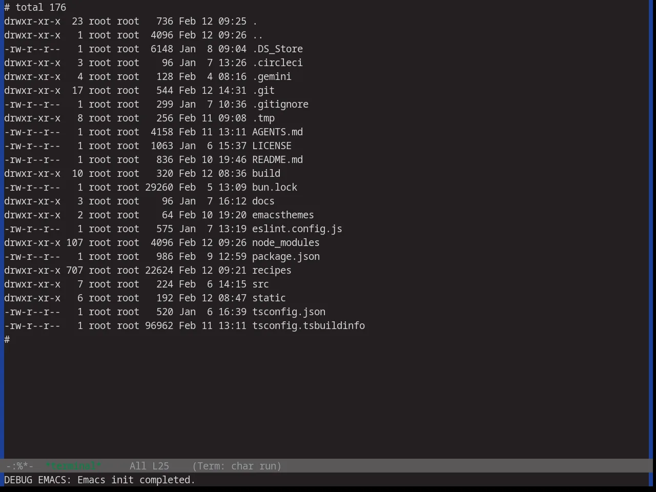 Base16 Tube Theme in term