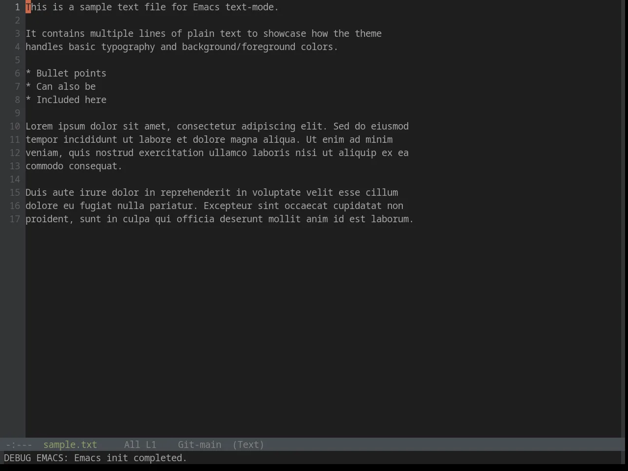 Base16 Twilight Theme in text-mode