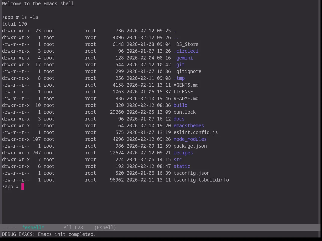 Base16 Unikitty Dark Theme in eshell