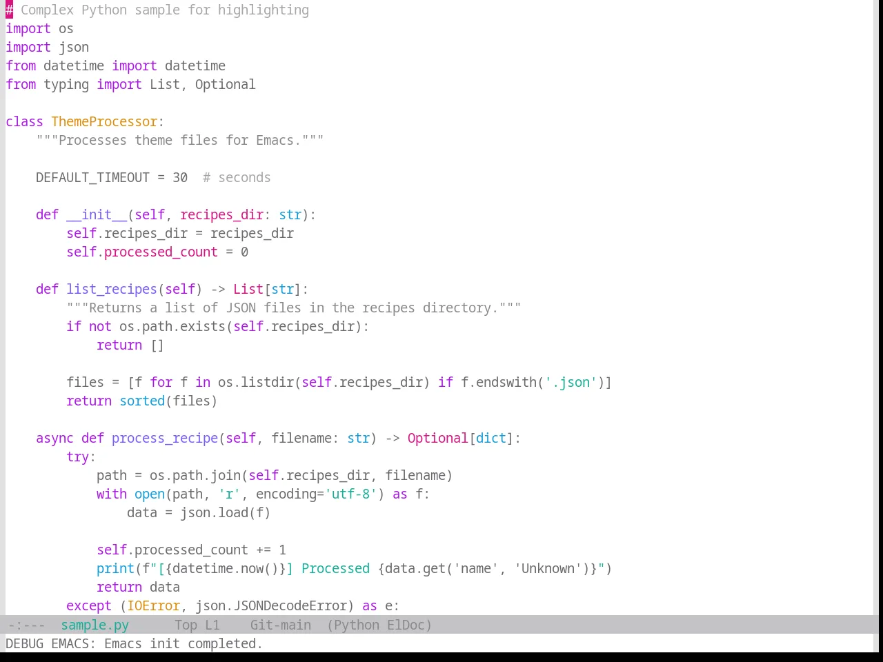 Base16 Unikitty Light Theme in python-mode