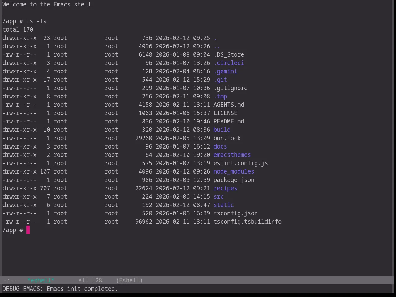 Base16 Unikitty Reversible Theme in eshell
